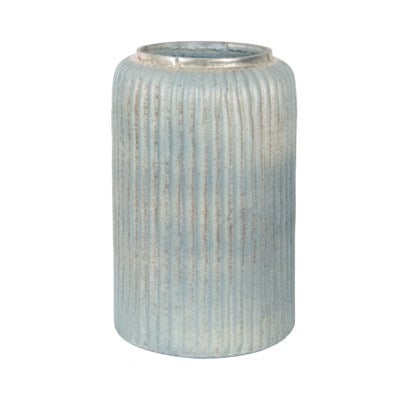 Glacier Grey Glass Vase