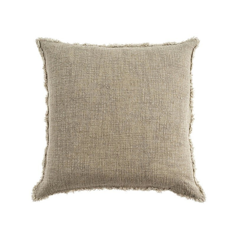 Grey Selena Linen Pillow - 20x20