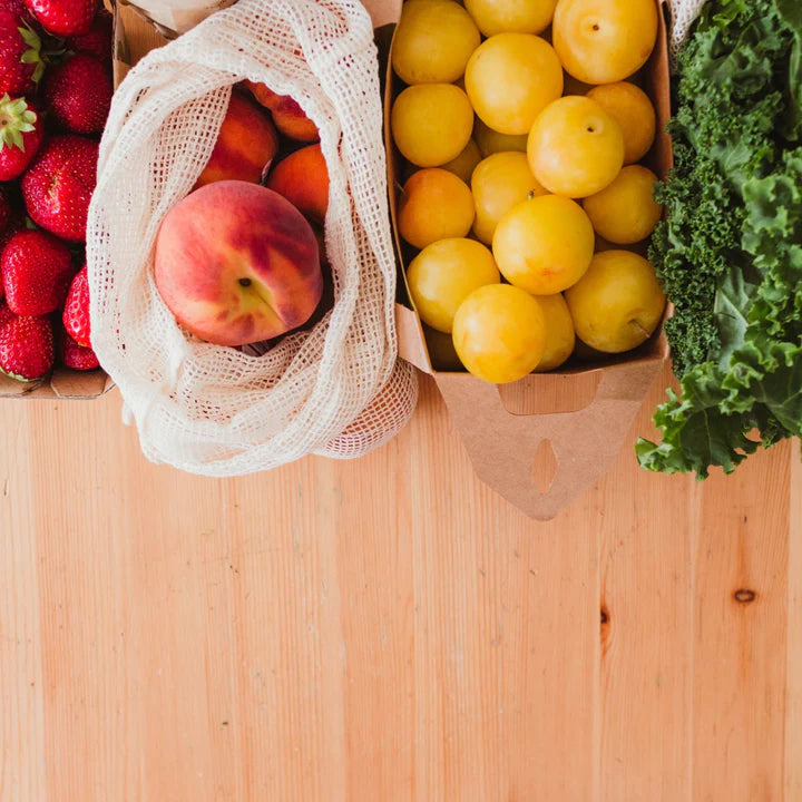 Organic Cotton Produce bags (2 pack)