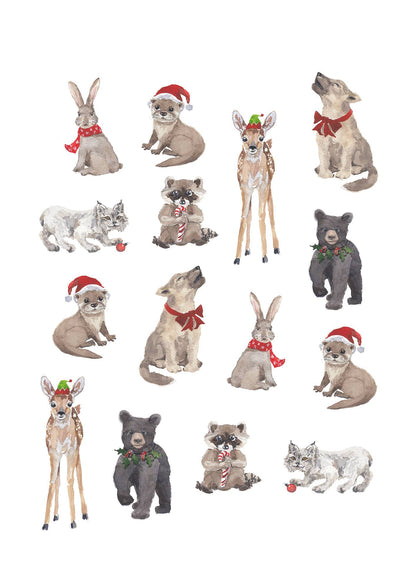 Baby Animals Frame - Linge a vaisselle / Tea Towel