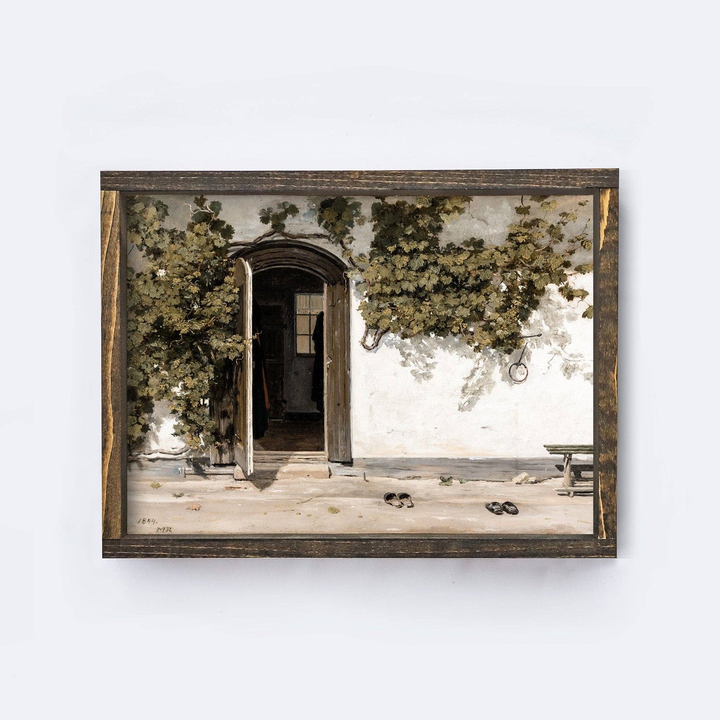 Vintage Print Framed | European Inn