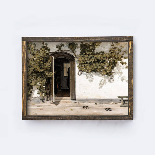 Vintage Print Framed | European Inn