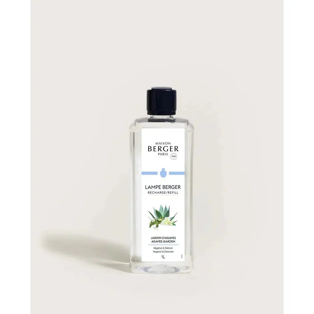 Bottle of Lampe Berger refill on a white background