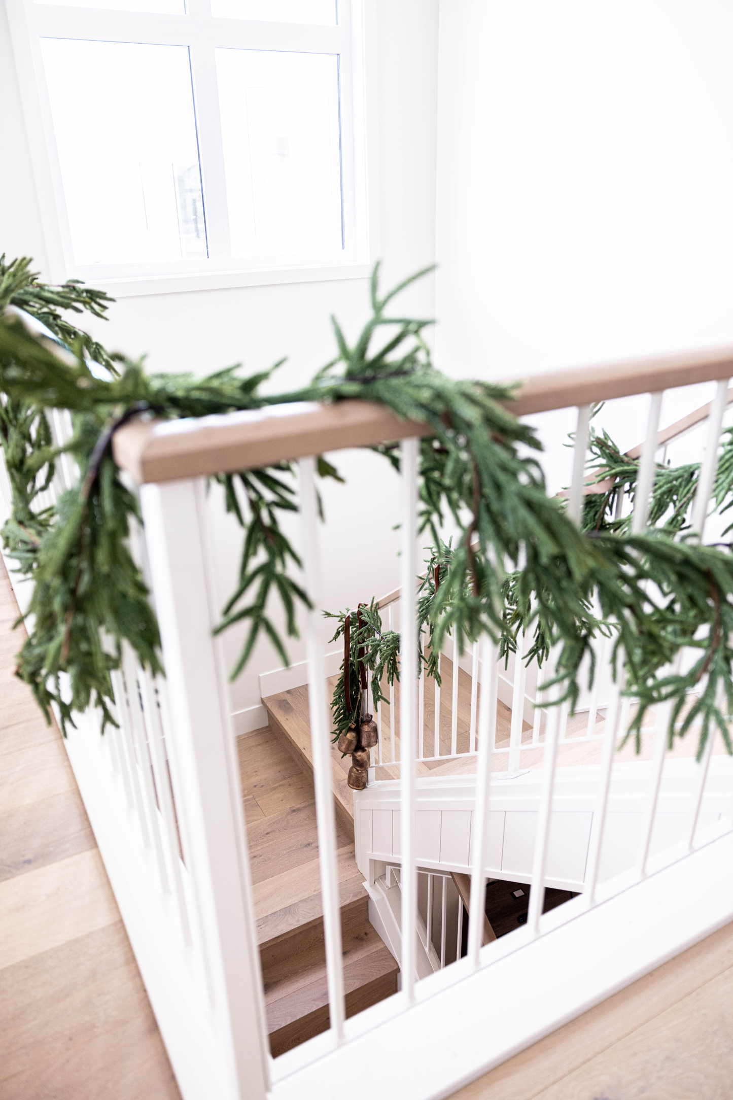 Norfolk Pine Christmas Garland Real Touch By Luxe B Co. 15ft