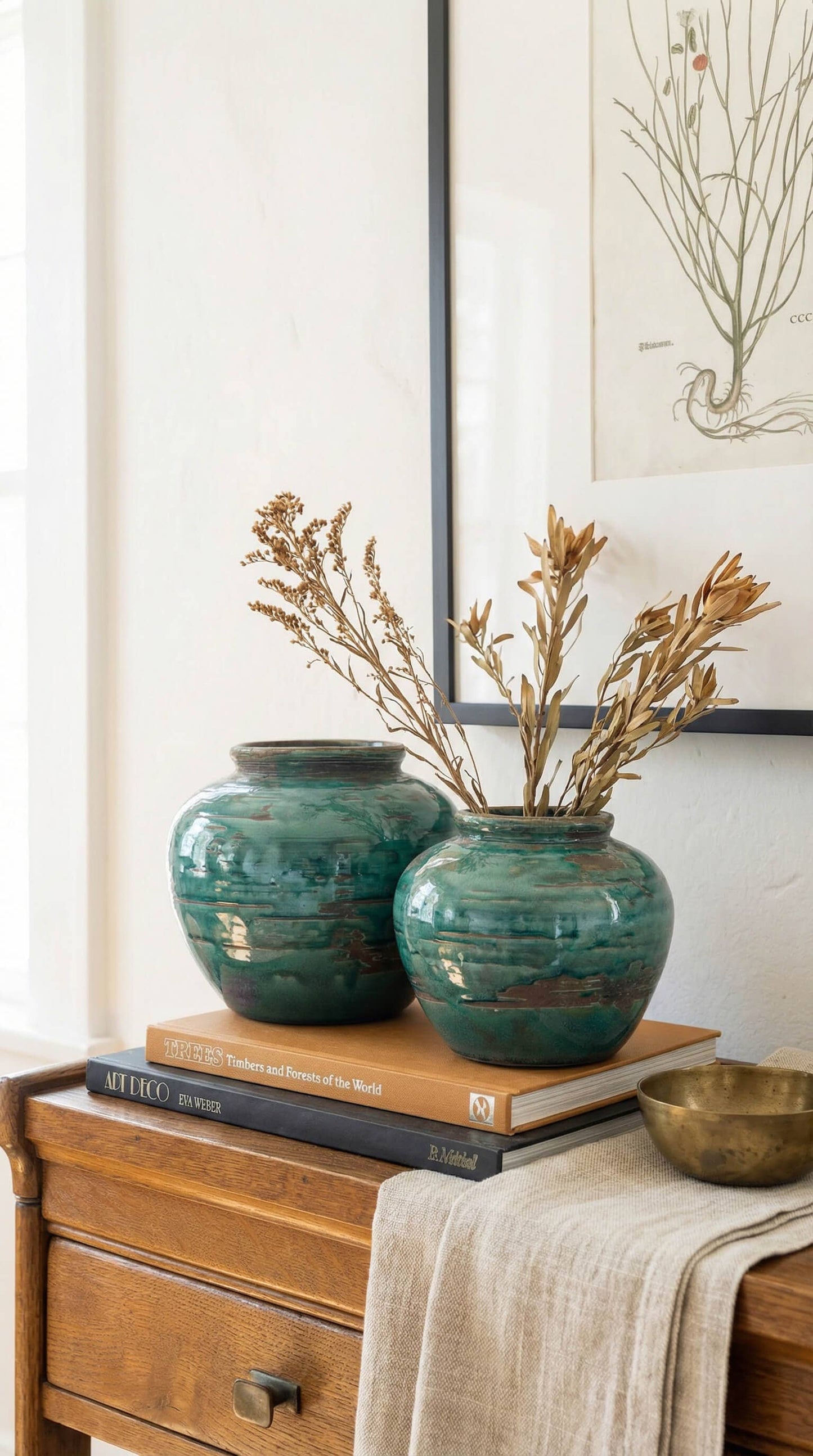 Selva Emerald Green Vase
