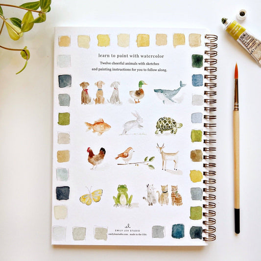 Emily Lex Watercolor Animal Workbook