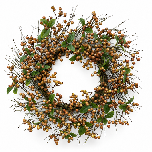24” Fall Berry Wreath