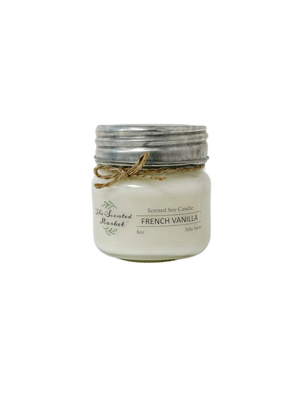 French Vanilla Soy Wax Candle