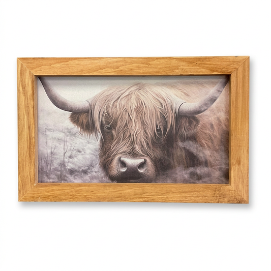 Wooly Cow Print