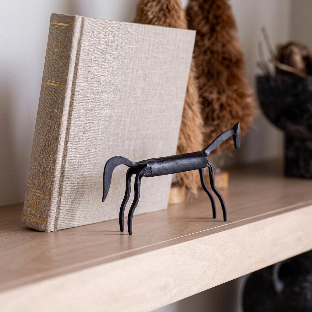 Black Iron Decorative Horse