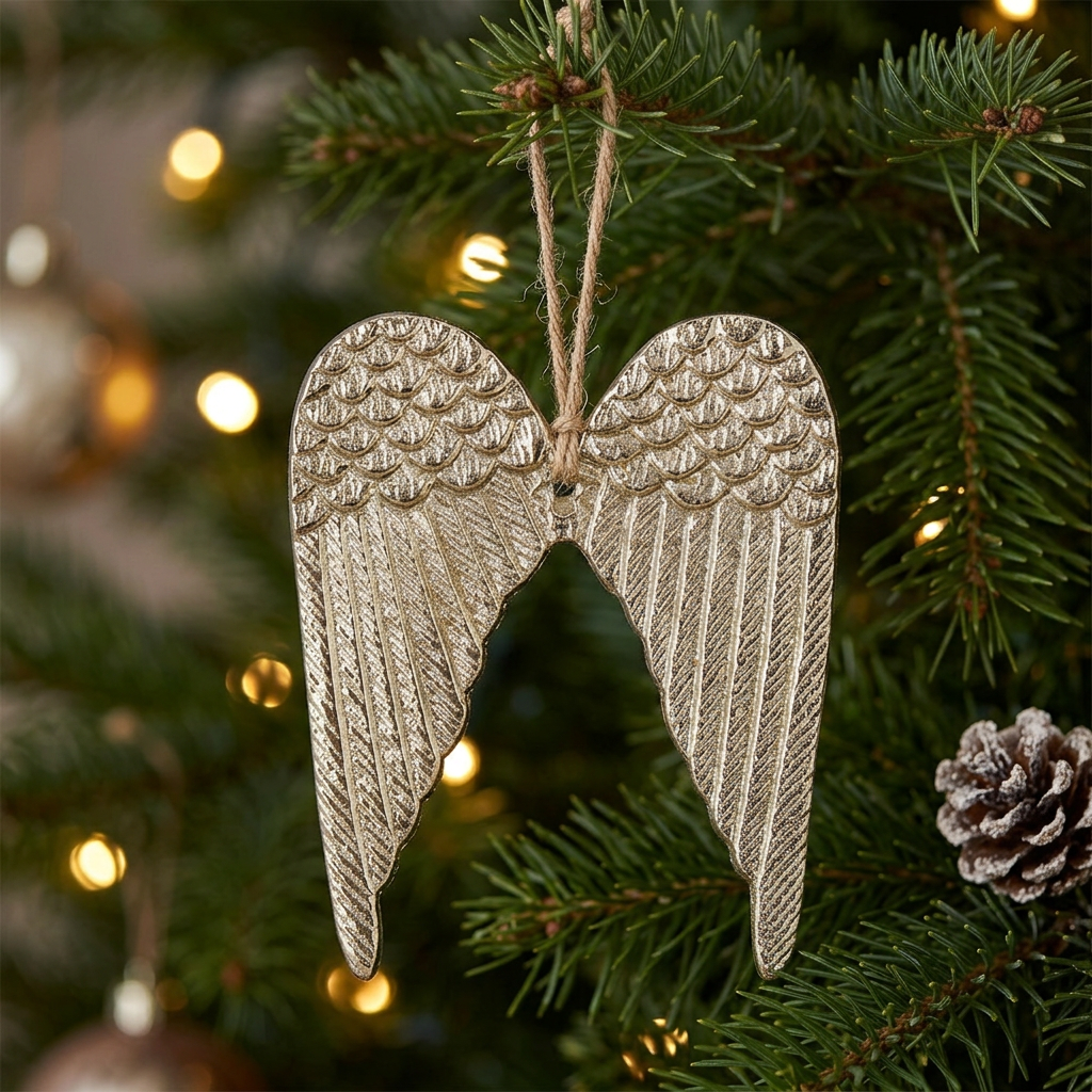 Ornament Gold Angel Wings