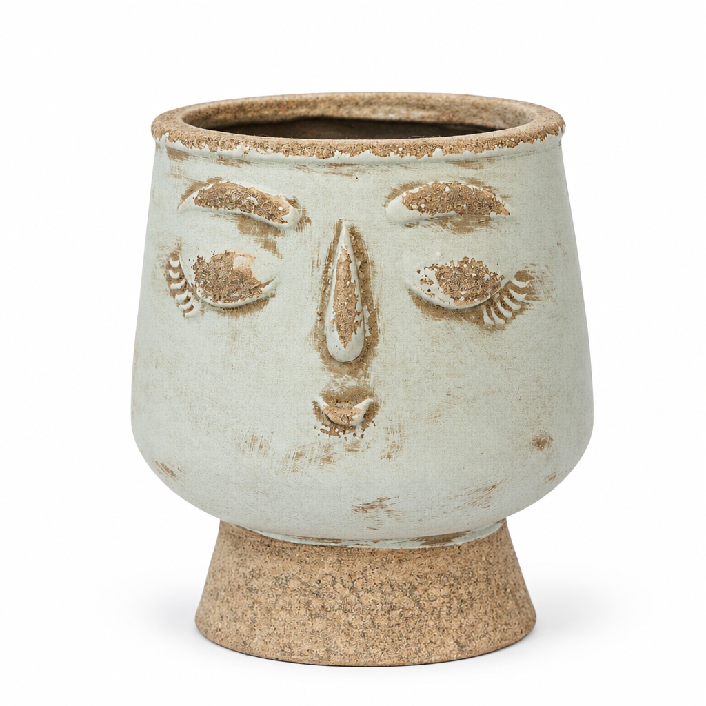 Friendly Face Flower Pot