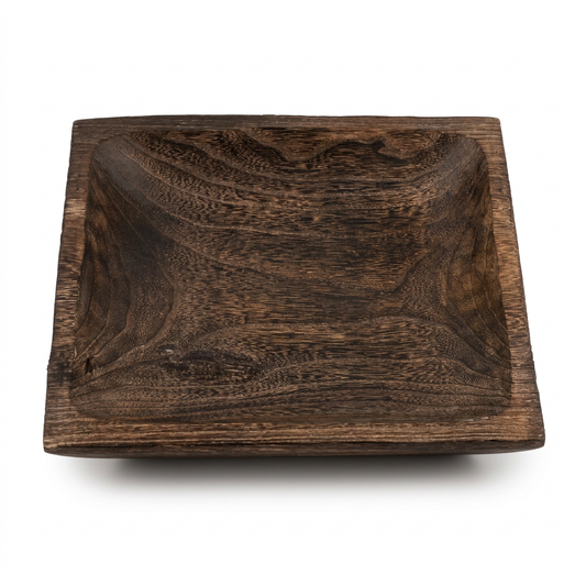 Anya Square Wood Bowl