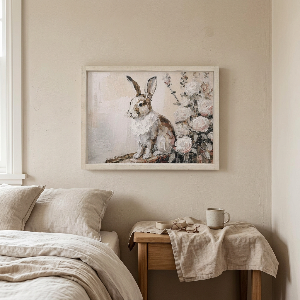 Vintage Framed Print | Bunny