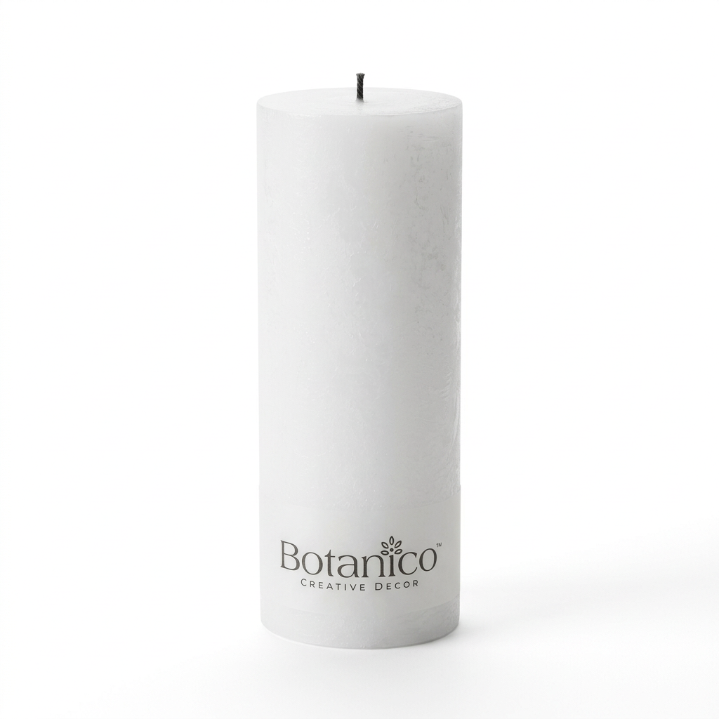 7’’ Rustic Burning Candle