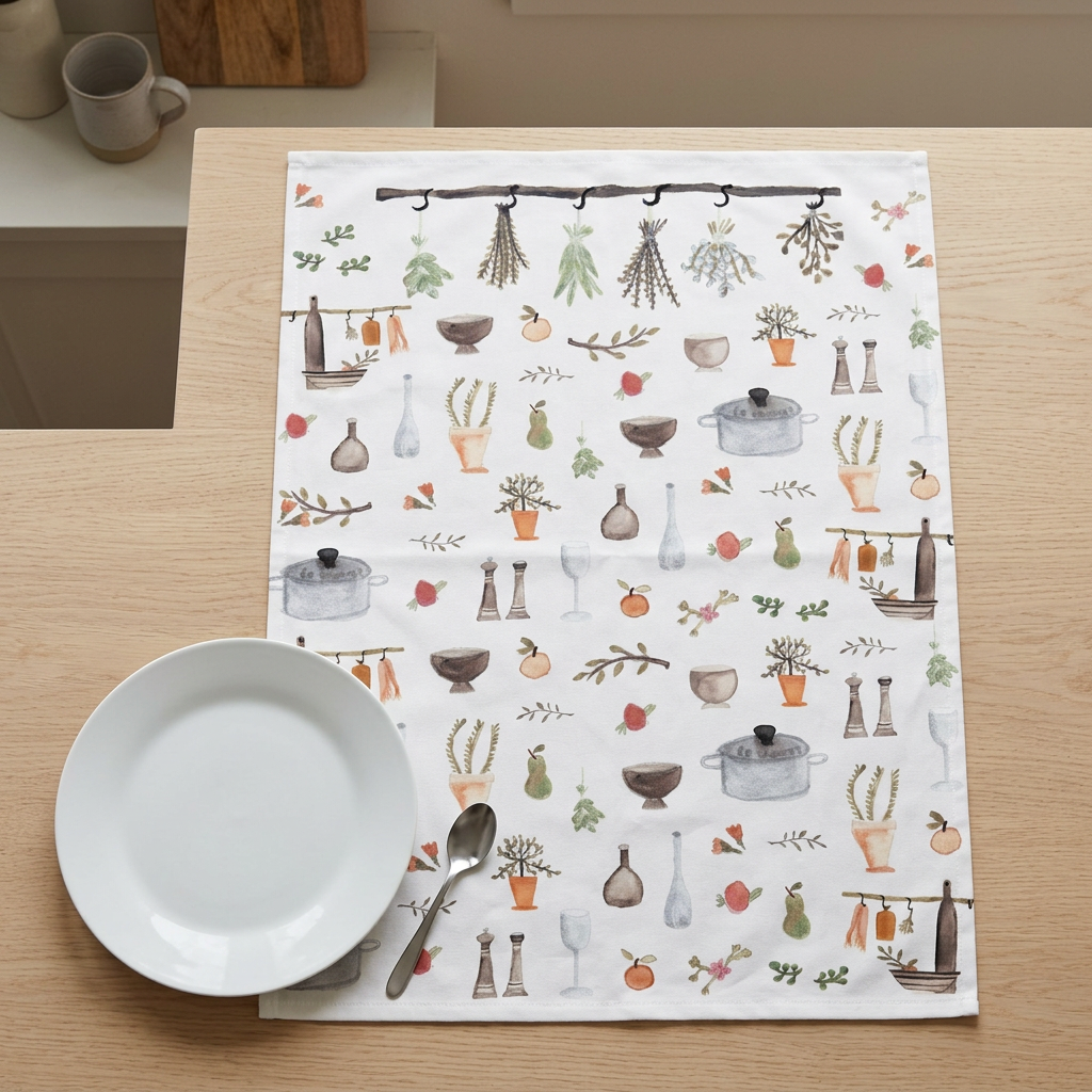Maison Lorrain Designer Tea Towels - In the Kitchen - Designed in Canada