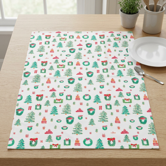 Maison Lorrain Designer Tea Towels - Christmas in the City - Designed in Canada