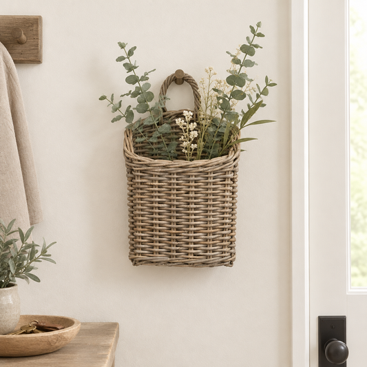 Kubu Rectangular Wall Basket