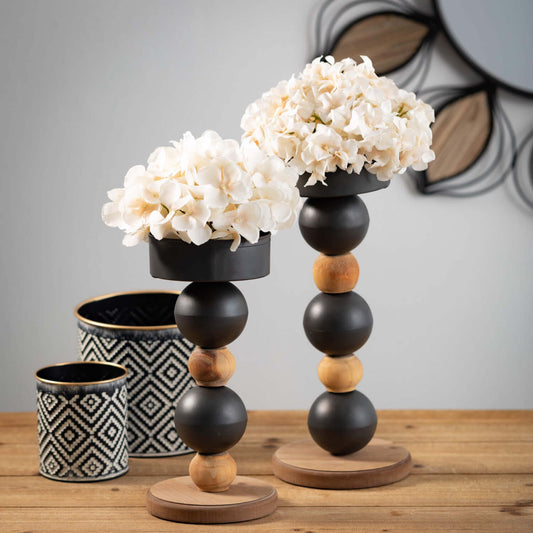 Sphere Pillar Candle Holders