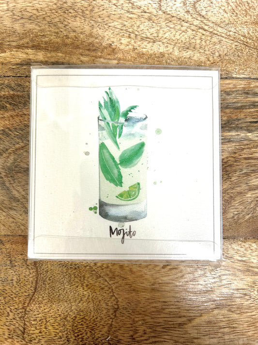 Vinyl Beverage Coasters