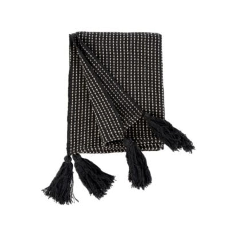 Monaco Charcoal Throw