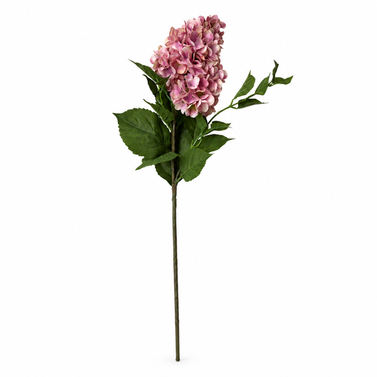 UV Protected Pink Hydrangea Stem
