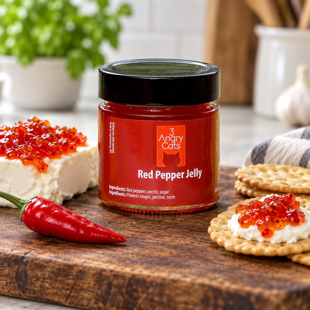 3 Angry Cats Red Pepper Jelly with a kick🔥